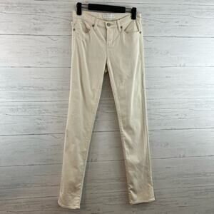Rock & Republic Cream Berlin Skinny Jeans Size 8